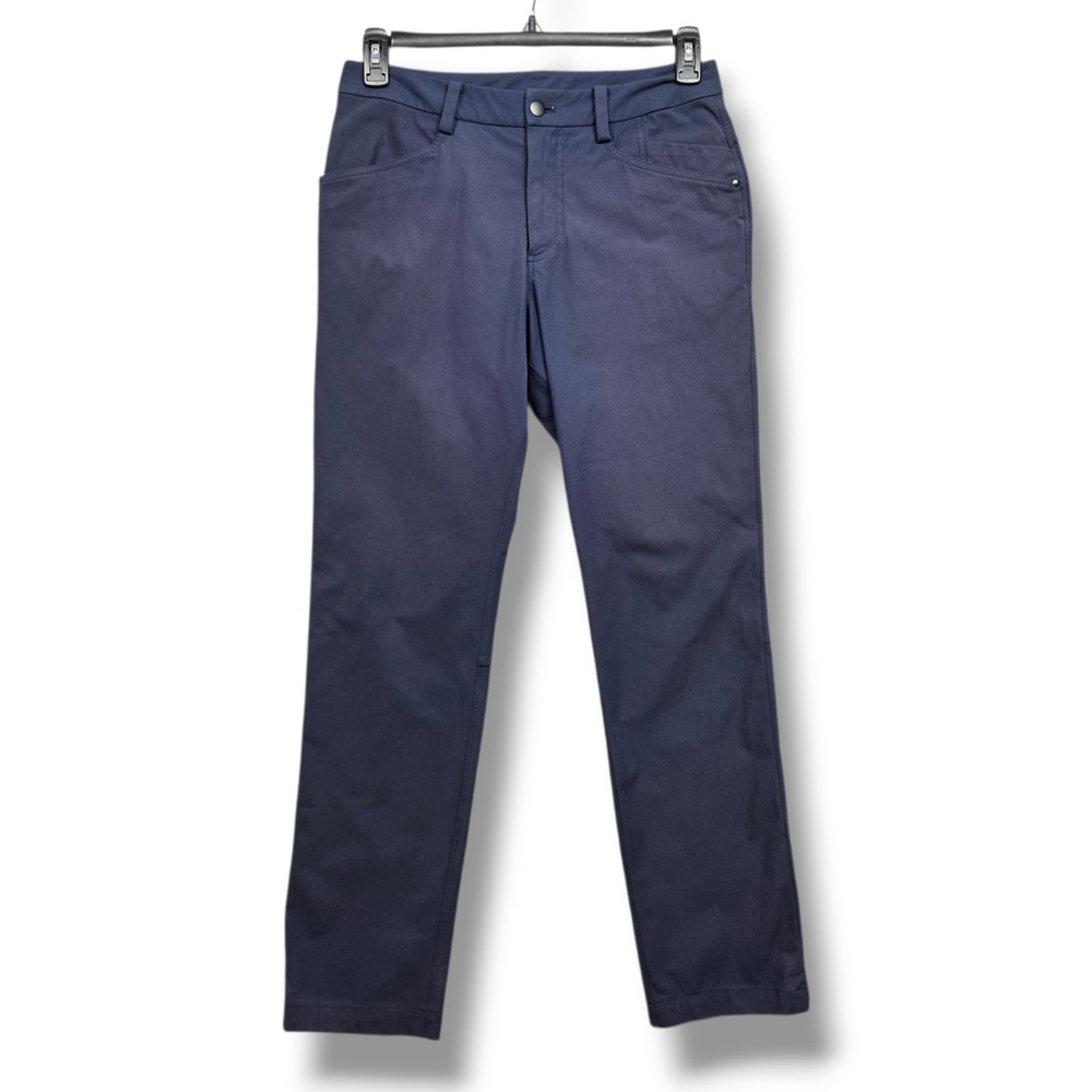 Lululemon ABC Slim Pants Mens 32 Casual Commuter Trouser‎ Blue Athleisure